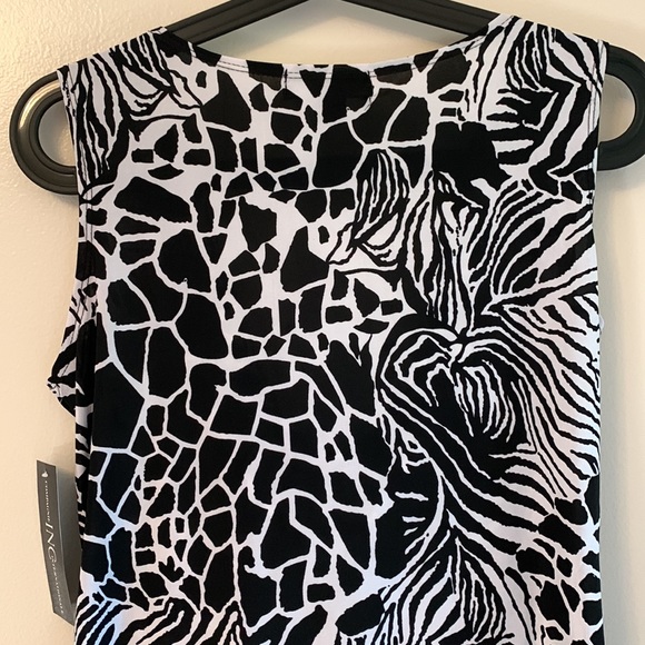 INC international company tank top, Black and White, Size M, BNWT - Picture 8 of 10